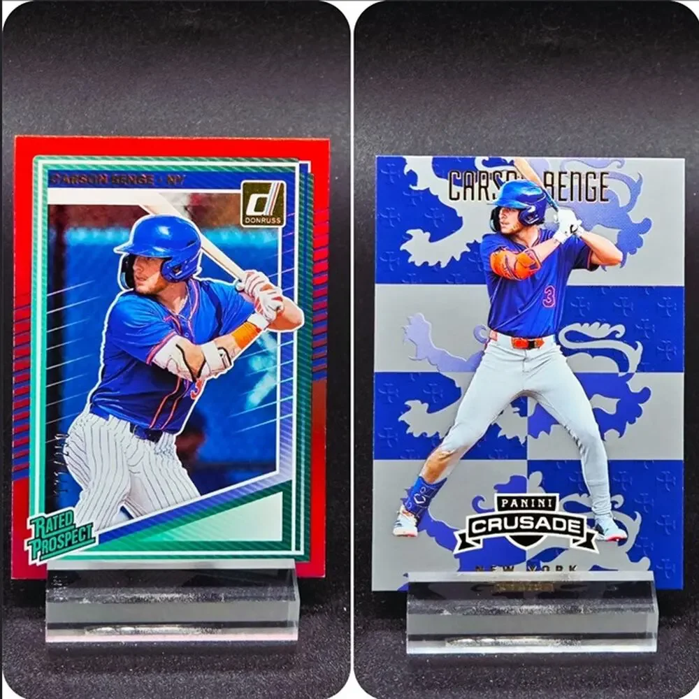 Carson Benge Crusade Gold Foil Red 171/250 RC New York Mets Top Prospect - Picture 1 of 6